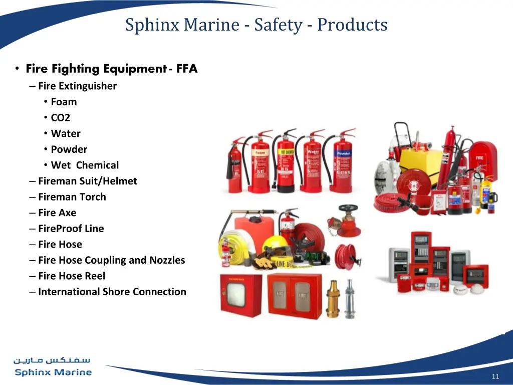 sphinx marine safety products 1