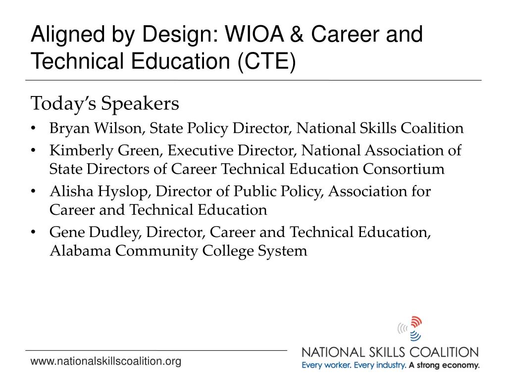 aligned by design wioa career and technical