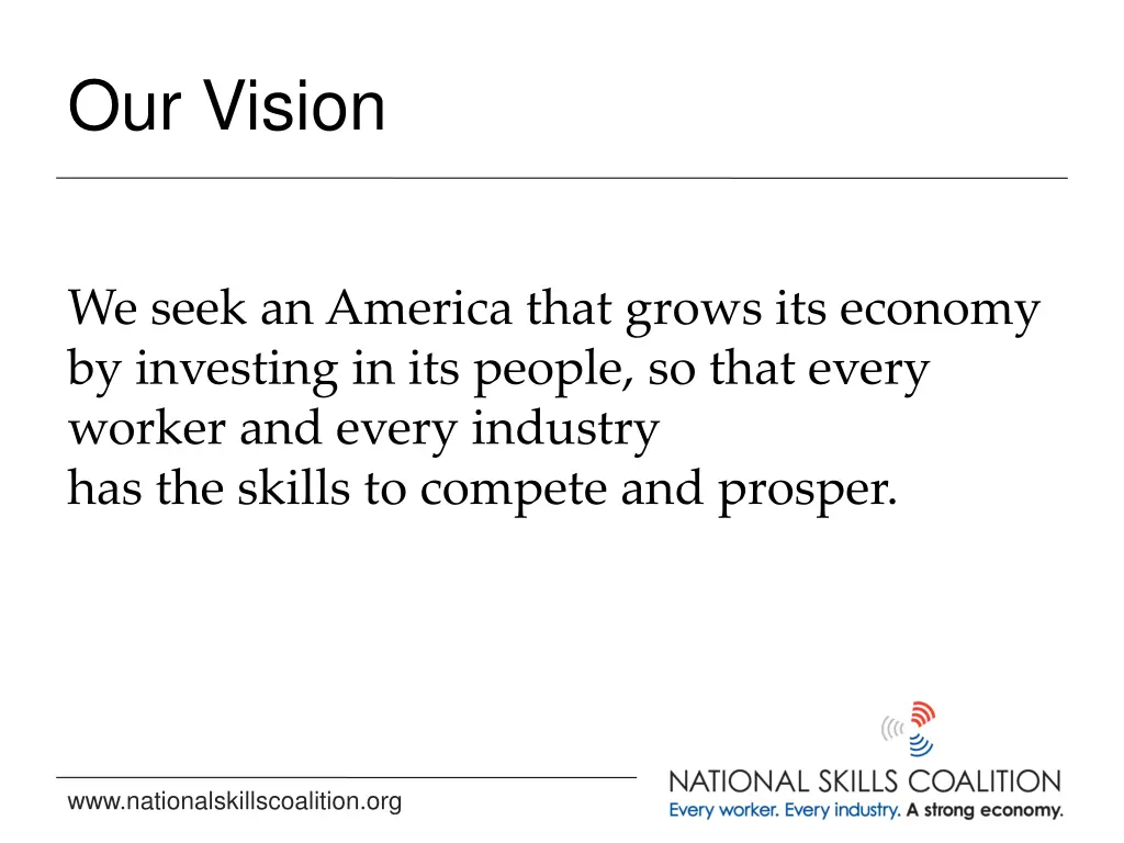 our vision