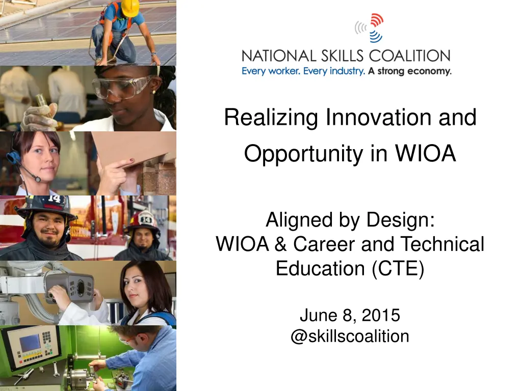 realizing innovation and opportunity in wioa 1
