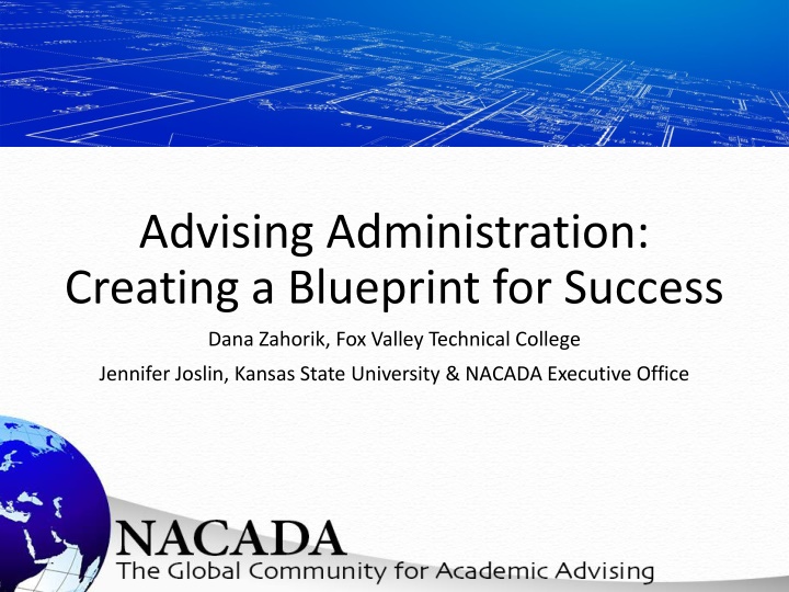 advising administration creating a blueprint