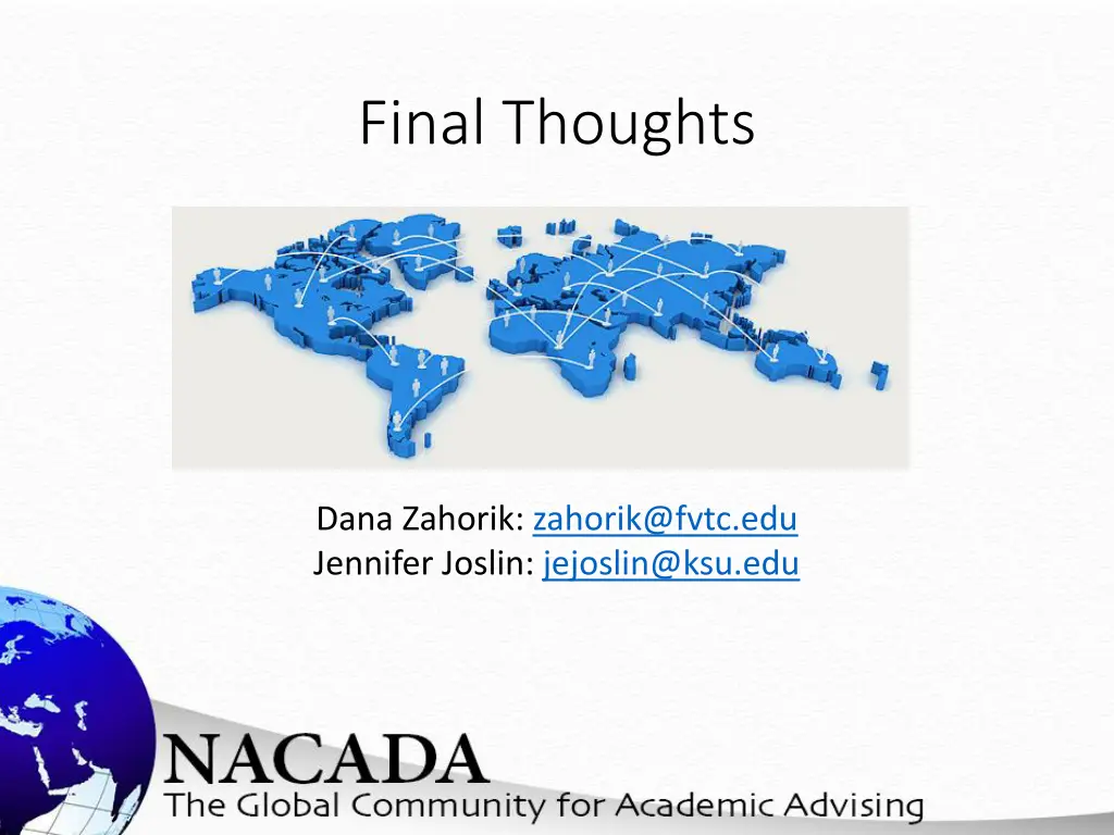 final thoughts