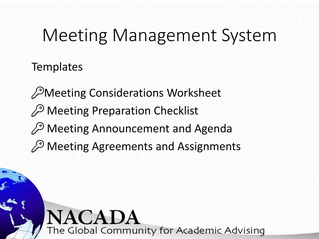 meeting management system