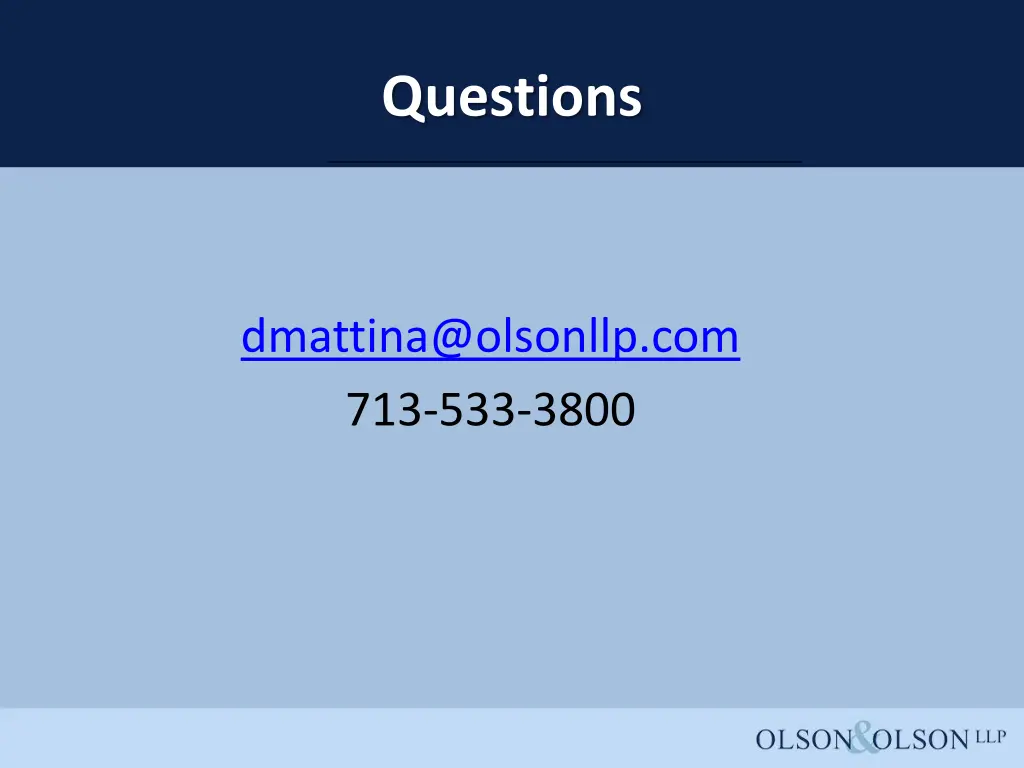 questions