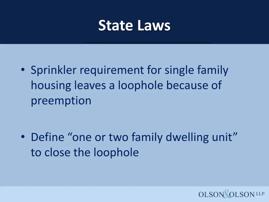 state laws