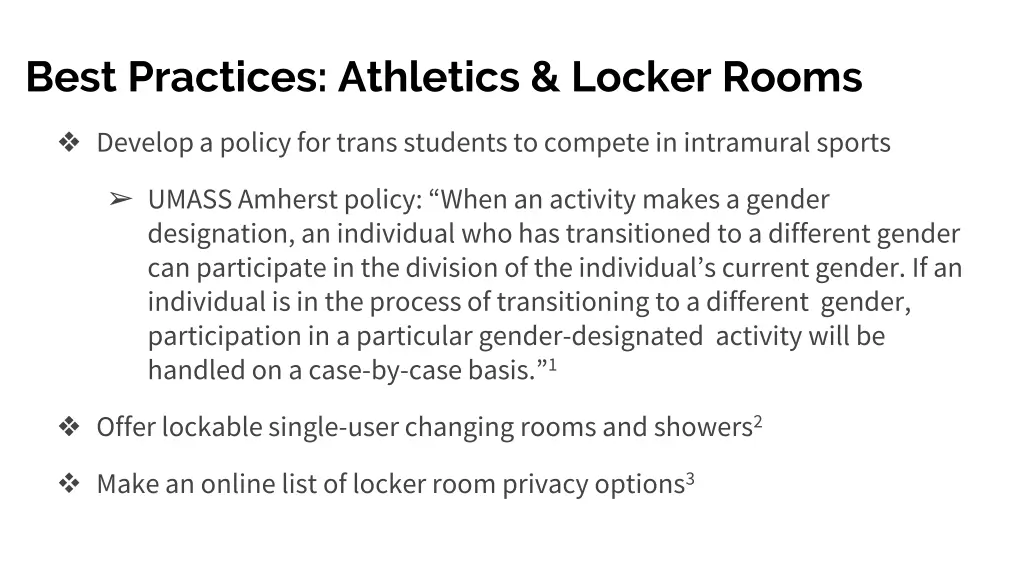 best practices athletics locker rooms