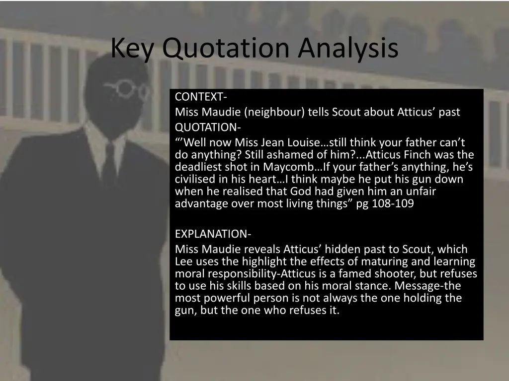 key quotation analysis