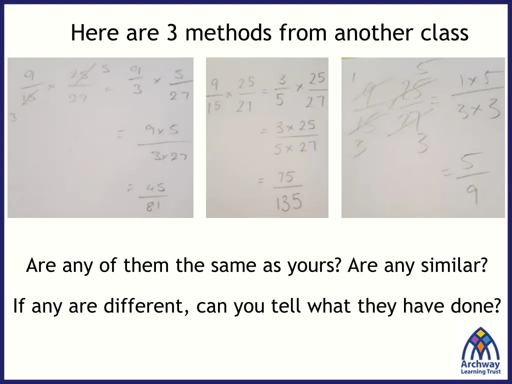 here are 3 methods from another class