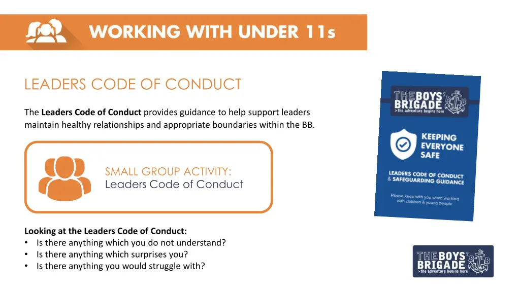 leaders code of conduct