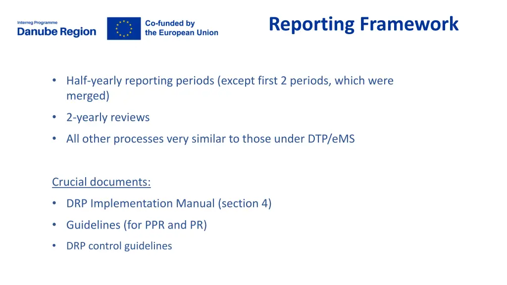 reporting framework