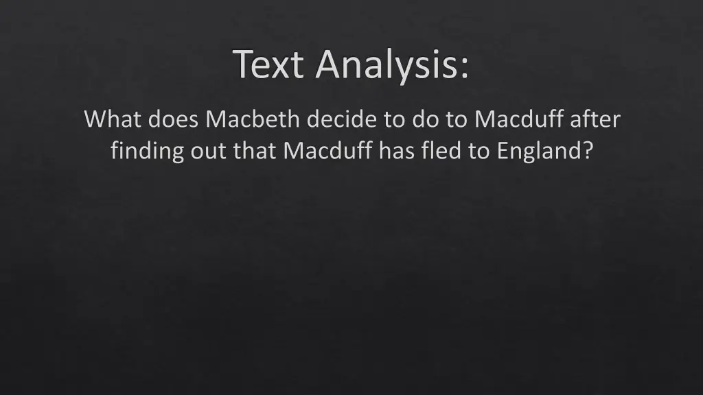 text analysis