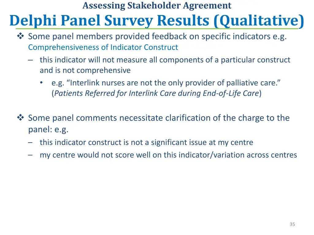 assessing stakeholder agreement delphi panel 2