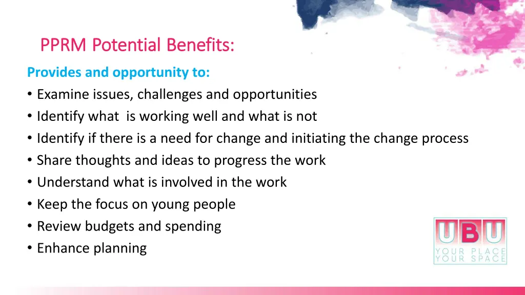pprm pprm potential potential benefits