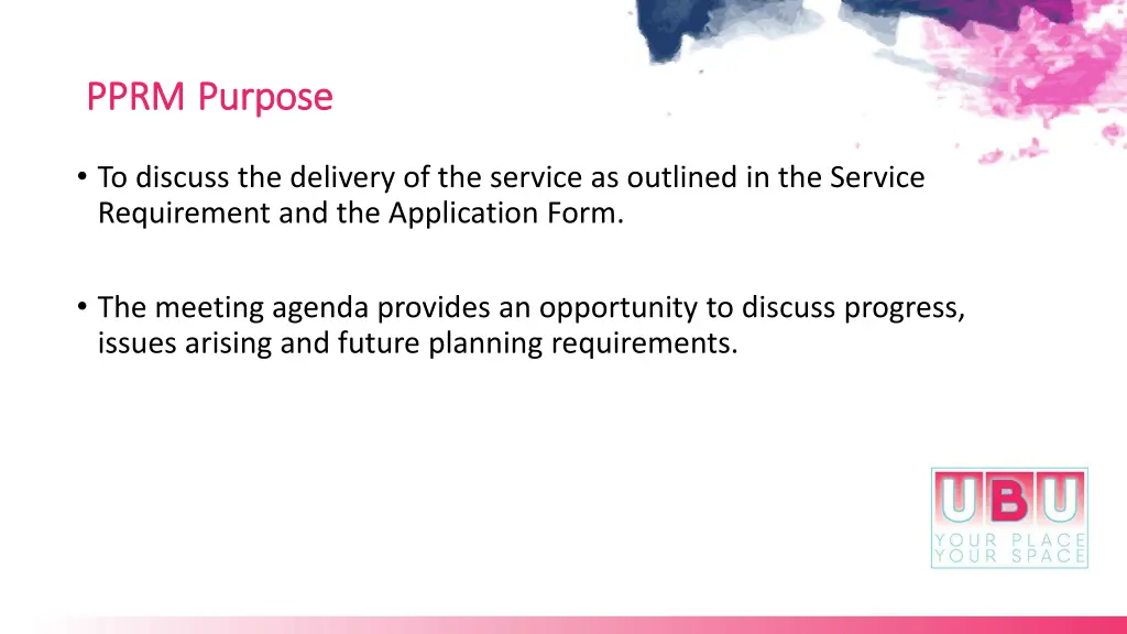 pprm pprm purpose purpose