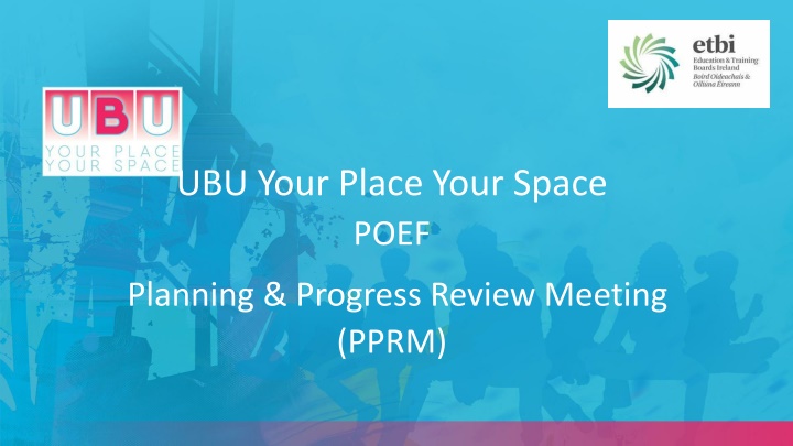 ubu your place your space poef planning progress