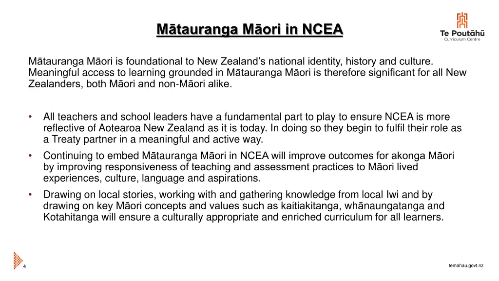 m tauranga m ori in ncea