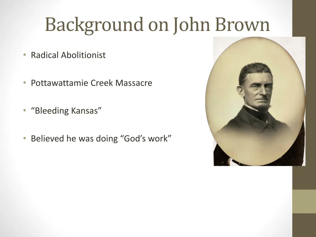 background on john brown