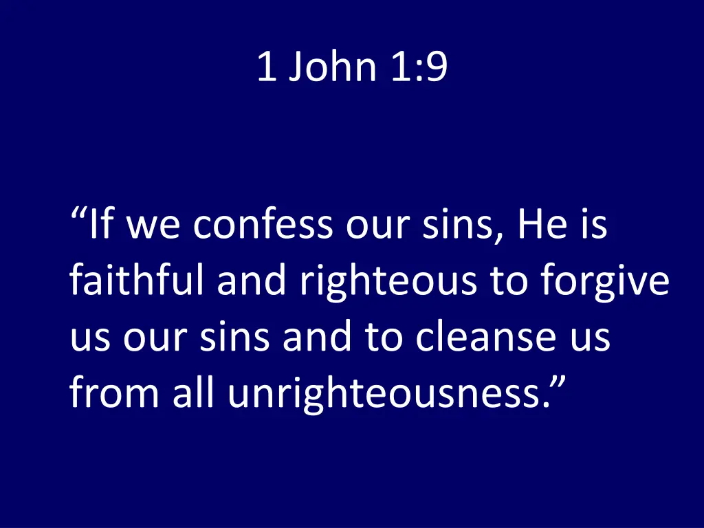1 john 1 9