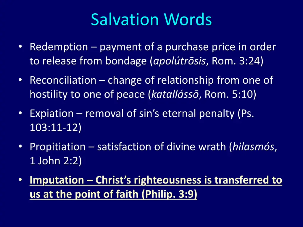 salvation words 5