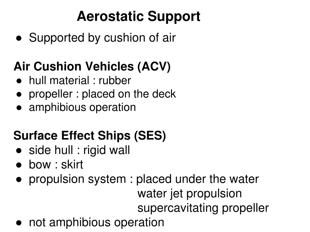 aerostatic support 1