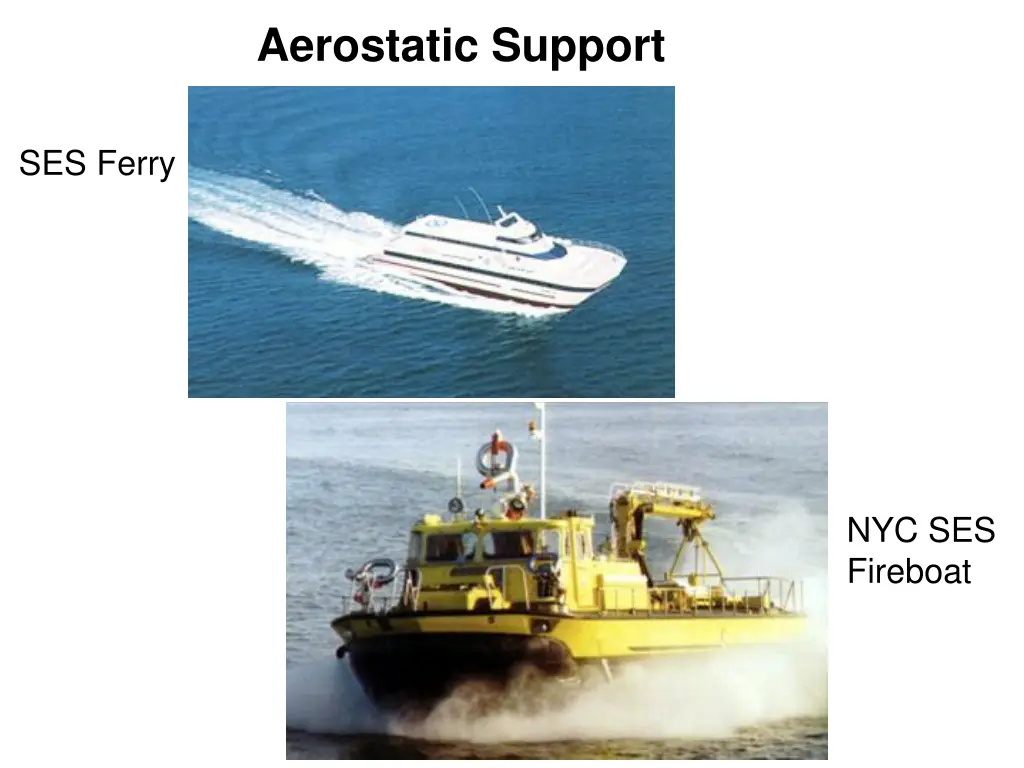 aerostatic support 4