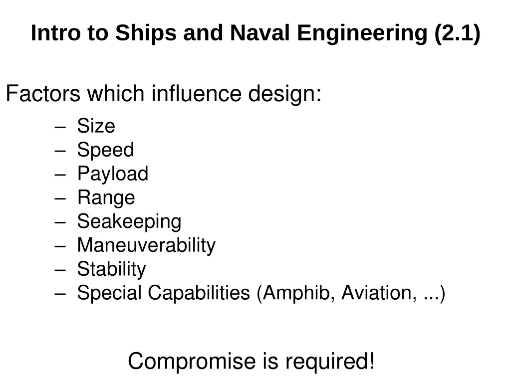 intro to ships and naval engineering 2 1