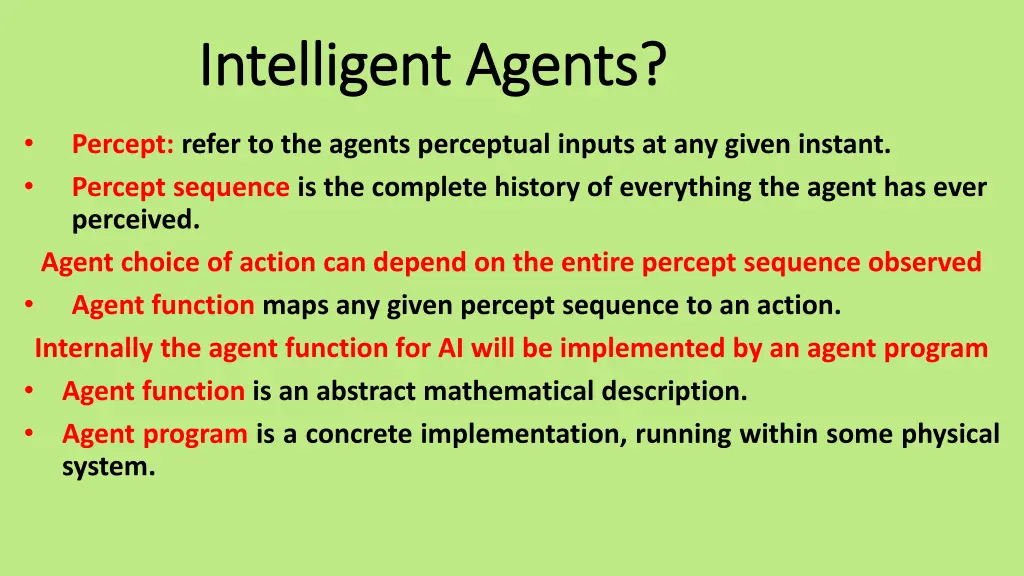 intelligent agents intelligent agents 1