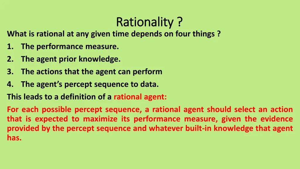 rationality rationality 1