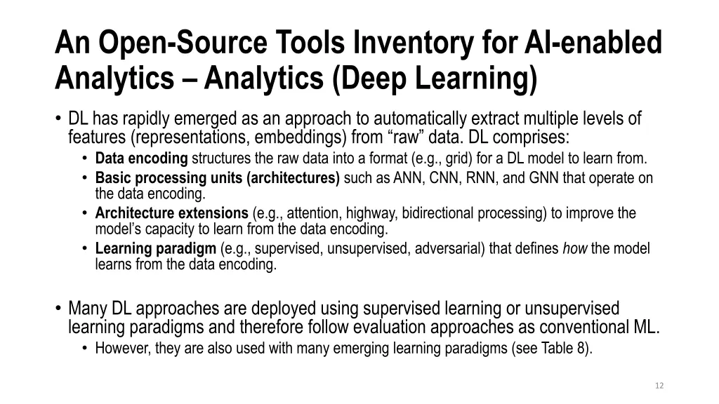 an open source tools inventory for ai enabled 6