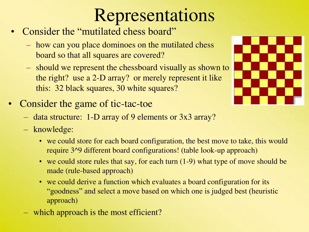 representations