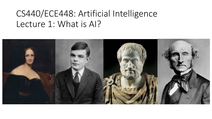 cs440 ece448 artificial intelligence lecture