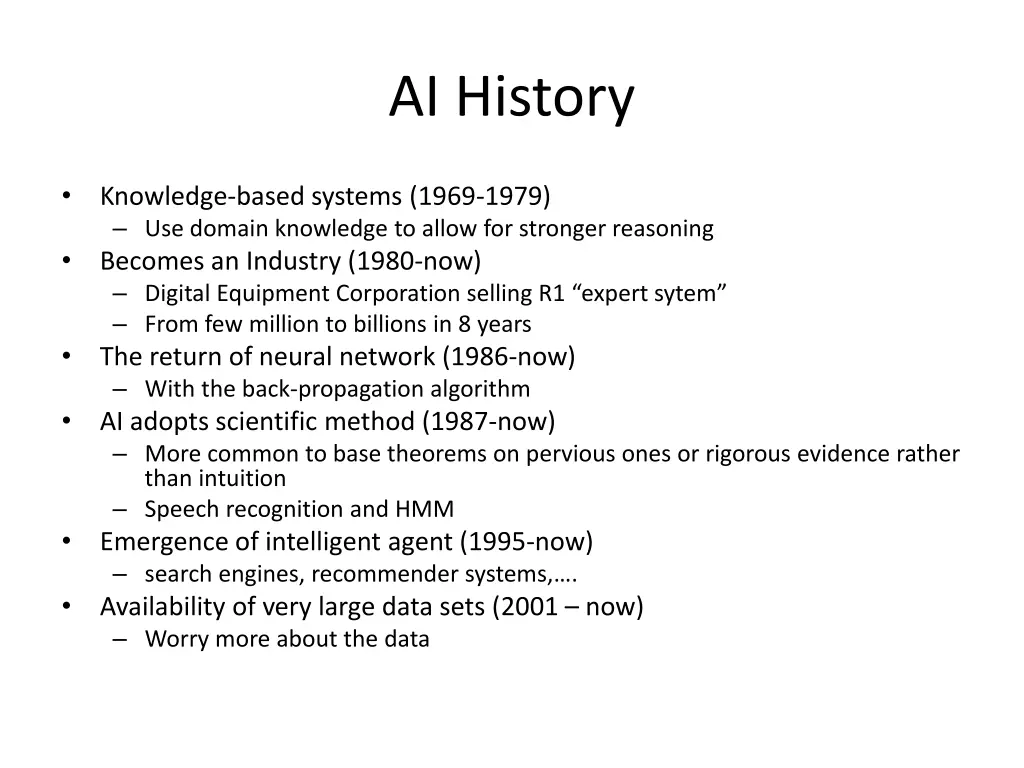 ai history 1