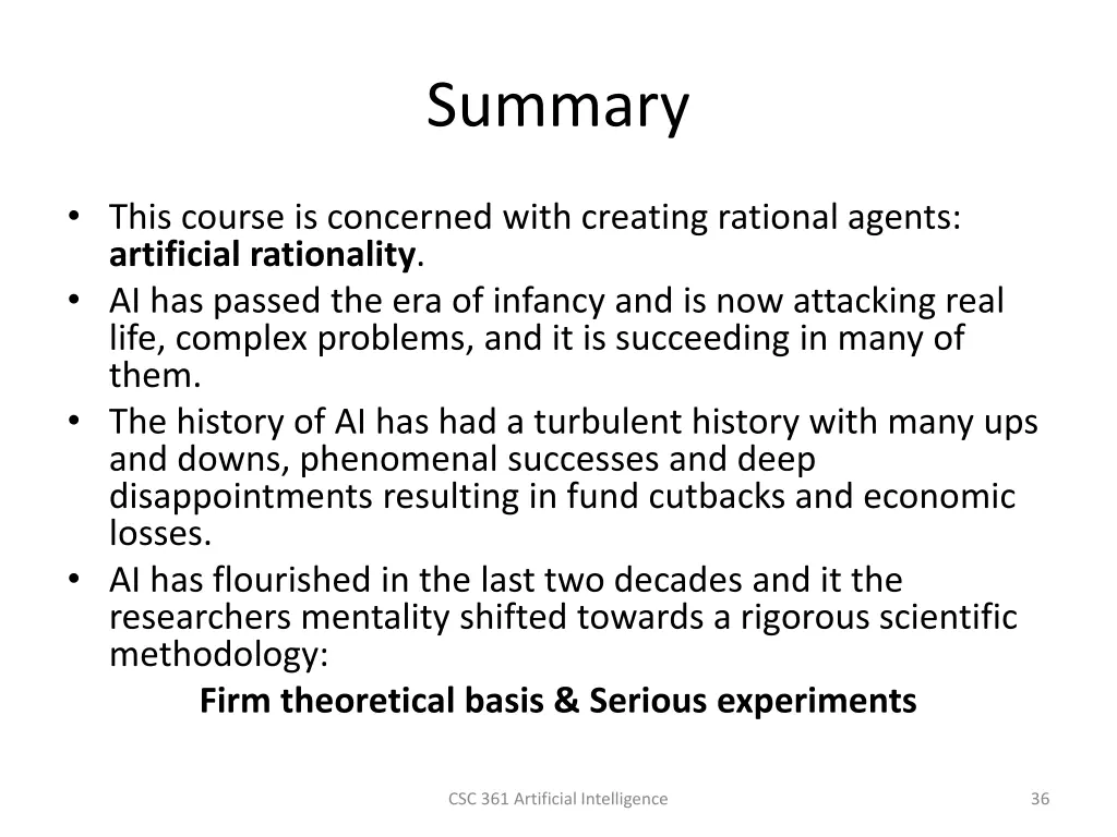 summary