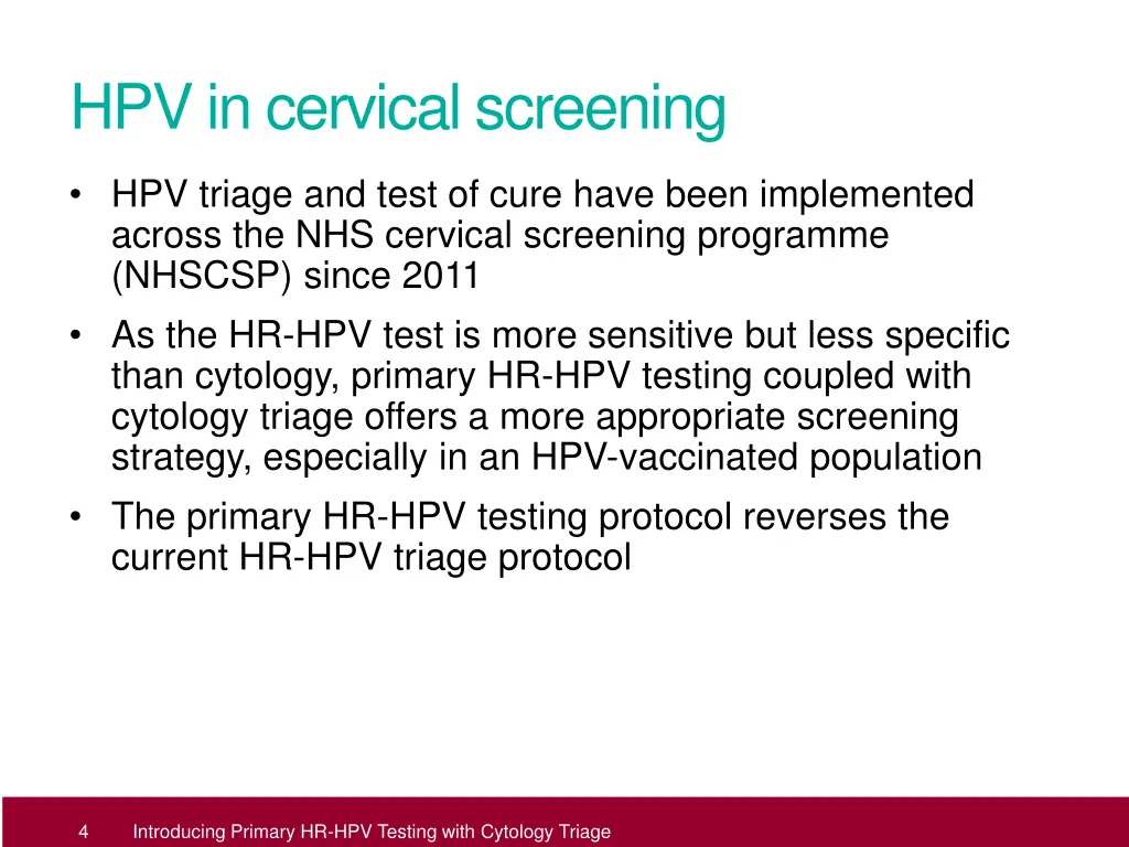 hpv in cervical screening 1