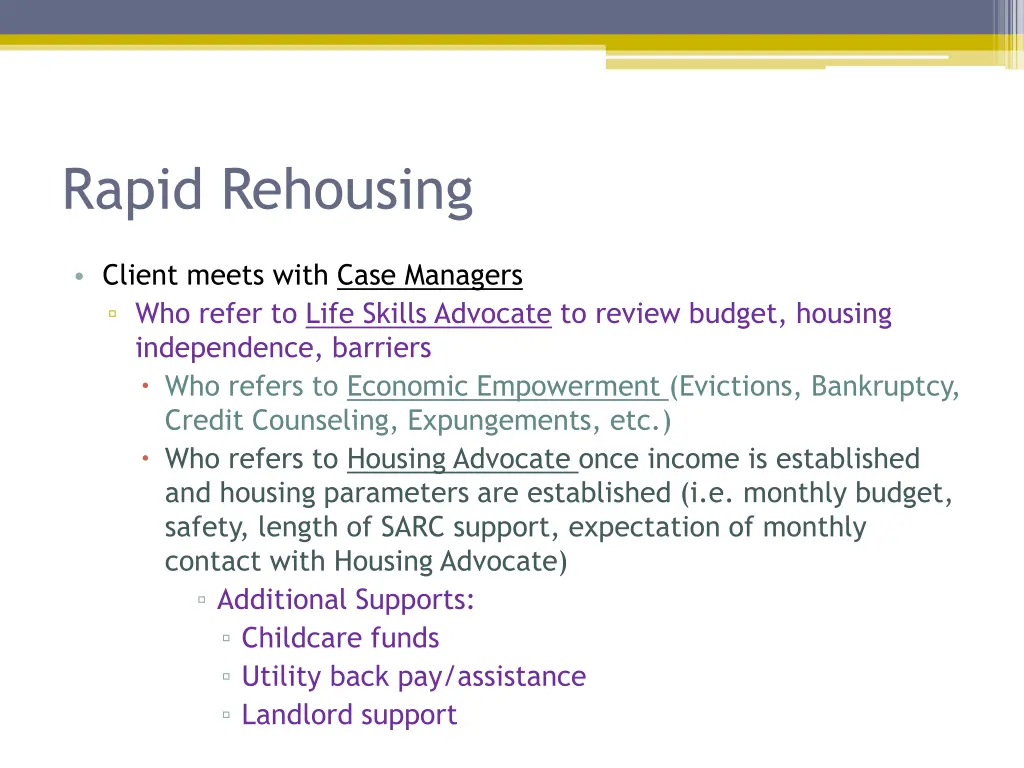 rapid rehousing