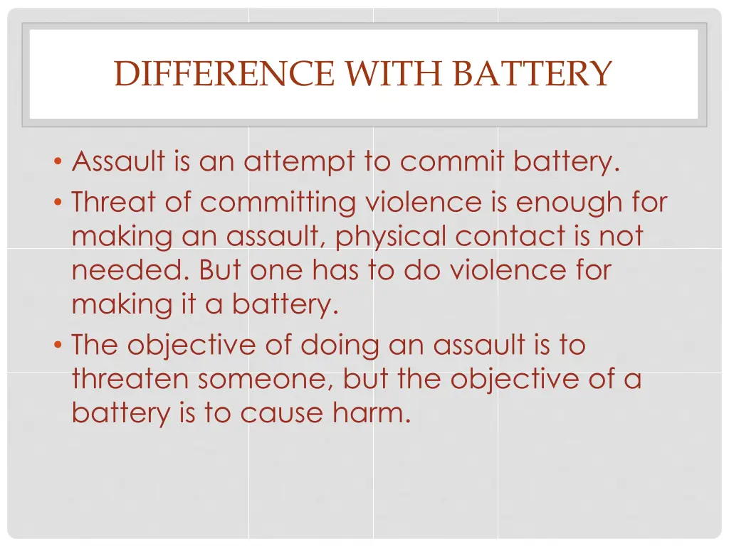 difference with battery