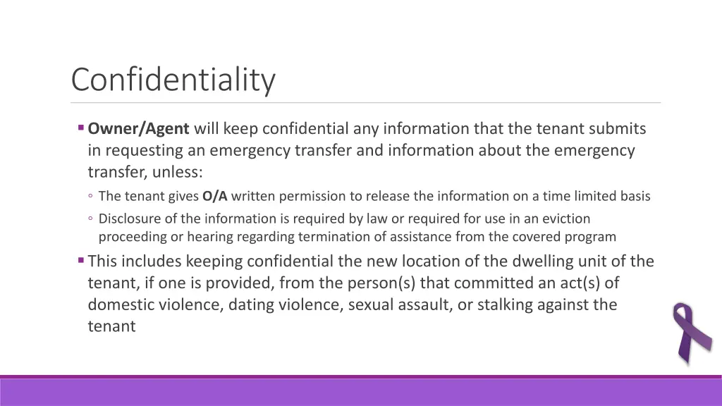 confidentiality
