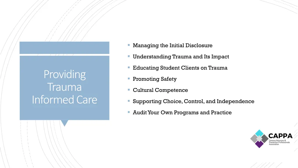 managing the initial disclosure