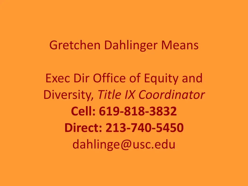 gretchen dahlinger means