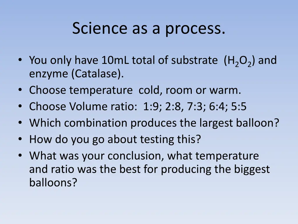 science as a process