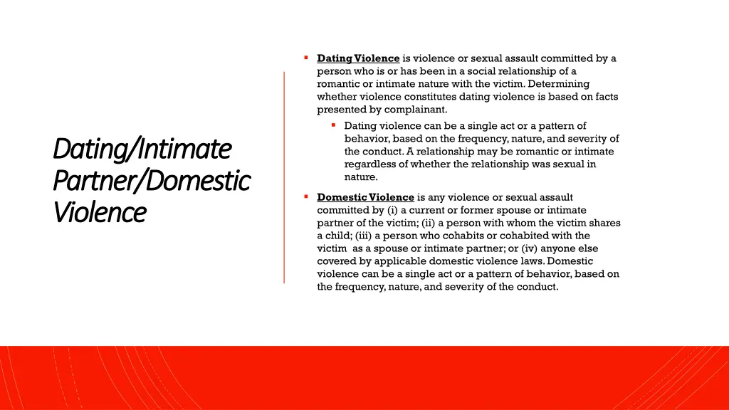 dating violence is violence or sexual assault