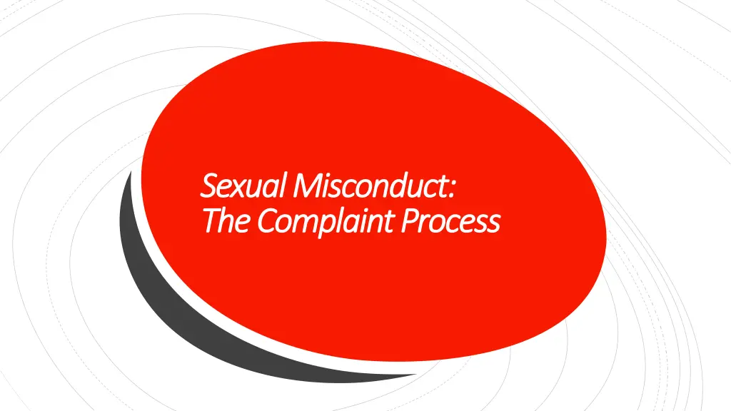 sexual misconduct sexual misconduct the complaint