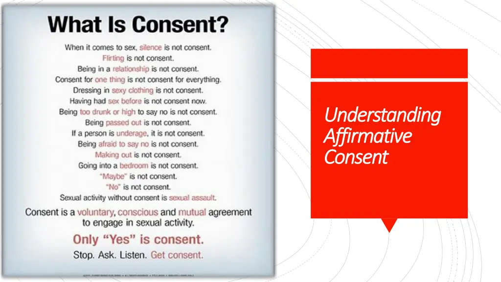 understanding understanding affirmative