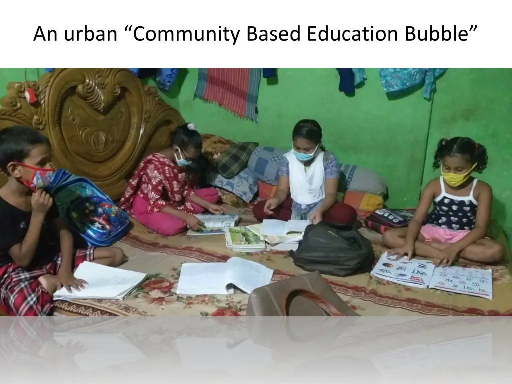 an urban community based education bubble