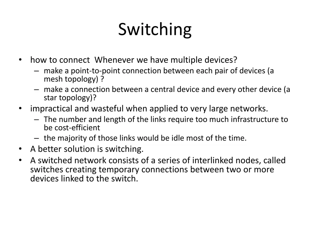 switching 1