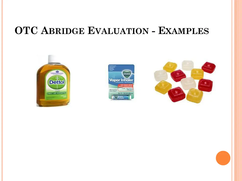 otc a bridge e valuation e xamples