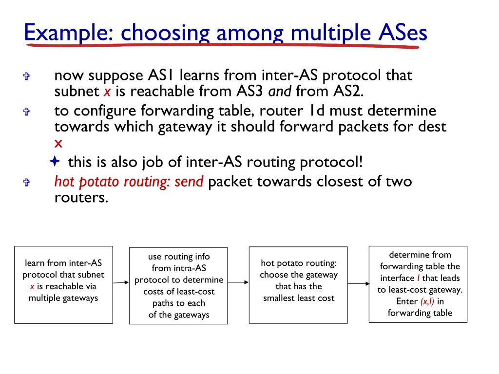 example choosing among multiple ases 1
