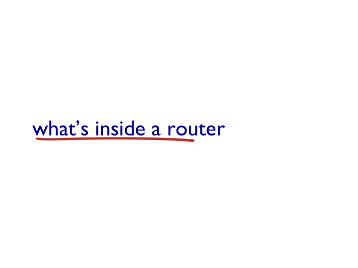 what s inside a router