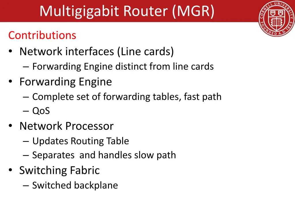multigigabit router mgr 1