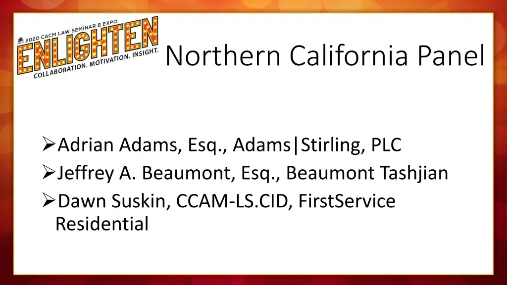 northern california panel